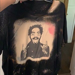 Post Malone Acid wash T shirt